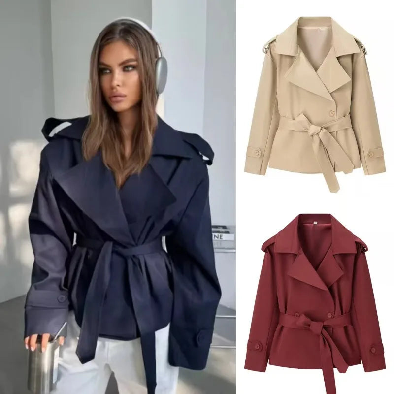 Victoria™ Classic Belted Trench Coat