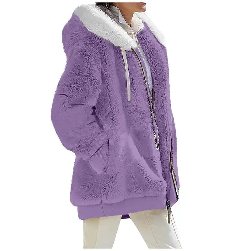 Amelia™ Elegant Hooded Winter Coat