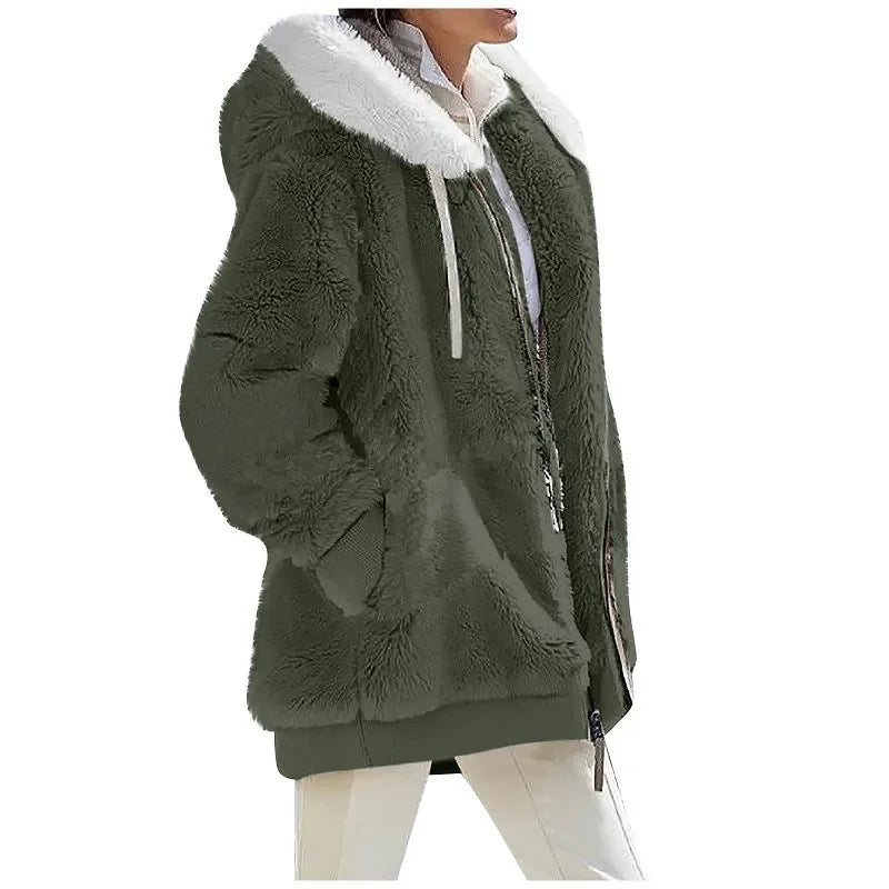 Amelia™ Elegant Hooded Winter Coat