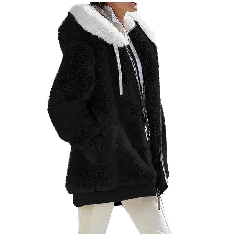 Amelia™ Elegant Hooded Winter Coat