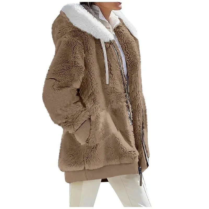 Amelia™ Elegant Hooded Winter Coat