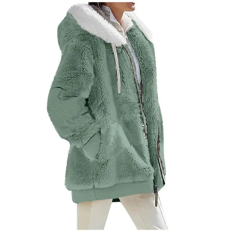 Amelia™ Elegant Hooded Winter Coat