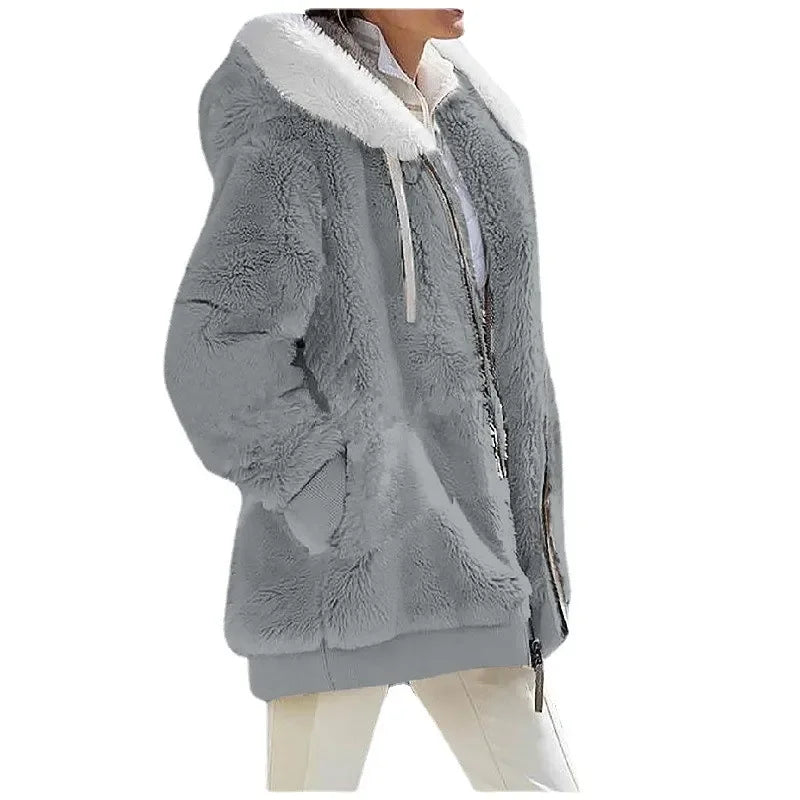 Amelia™ Elegant Hooded Winter Coat
