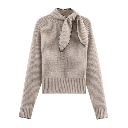 Charlotte™ Feminine Bow Knit Pullover (10% OFF)