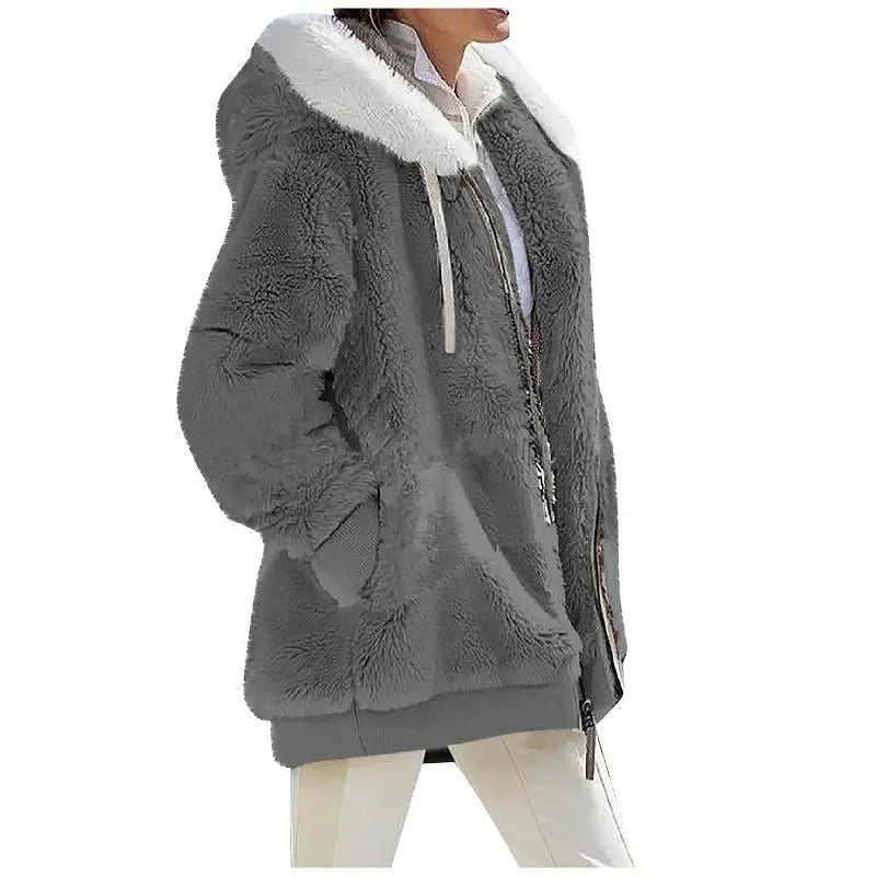 Amelia™ Elegant Hooded Winter Coat