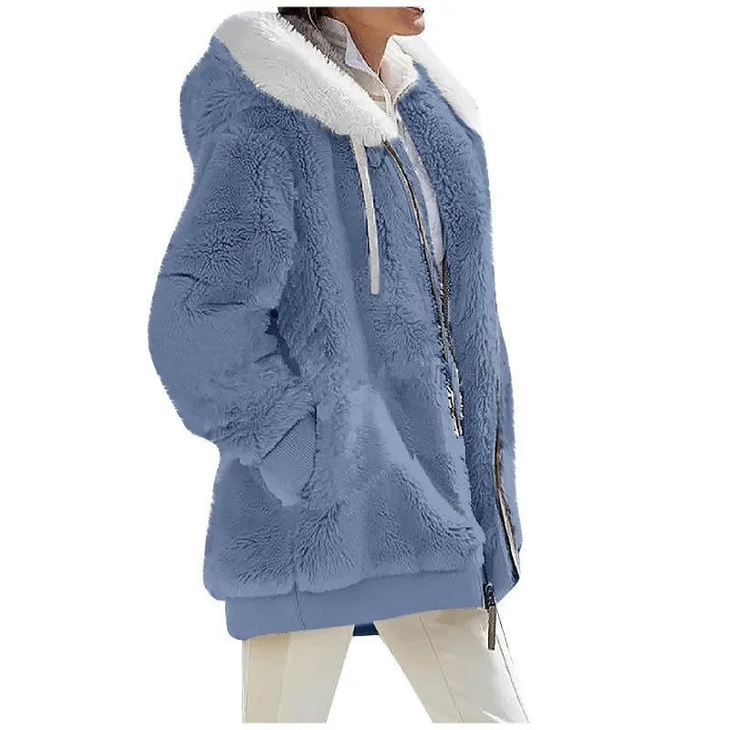 Amelia™ Elegant Hooded Winter Coat