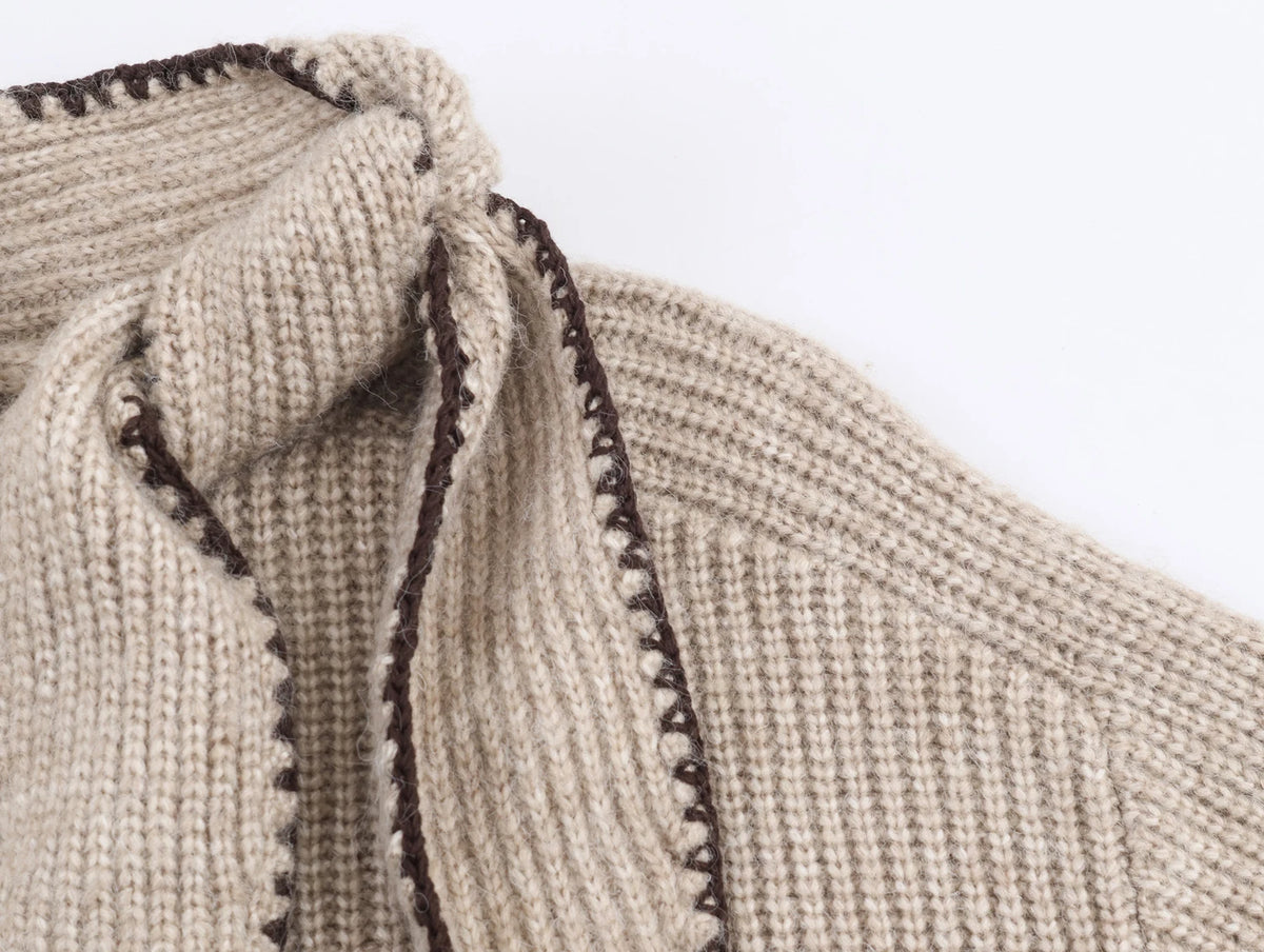 Charlotte™ Feminine Bow Knit Pullover (10% OFF)